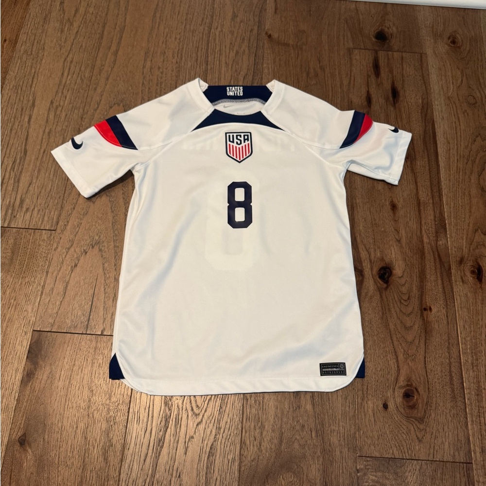 Nike Kids White and Navy Jersey